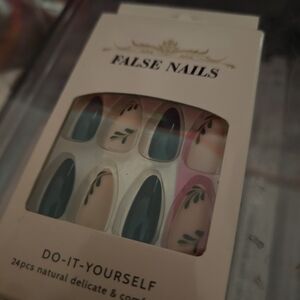 Fall Halloween Leaf Design Press On Nails